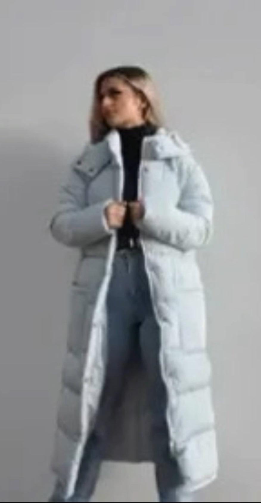 The Baby Blues Maxi Coat